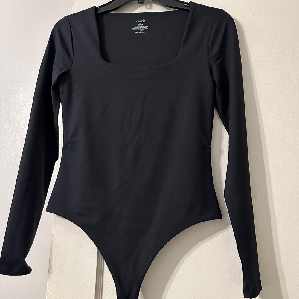 Nuuds long sleeve square neck body suit